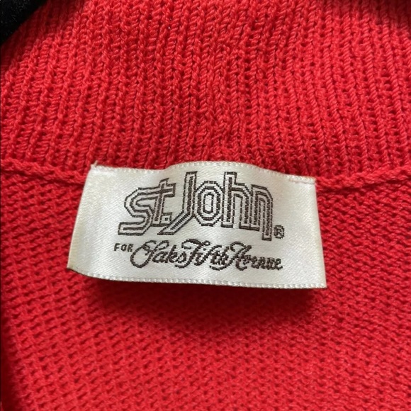 VINTAGE St John for Saks Fifth Avenue Sz 10 Knit - Picture 3 of 8